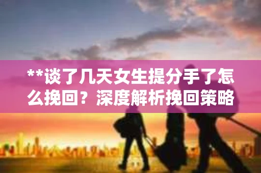 **谈了几天女生提分手了怎么挽回?深度解析挽回策略** **谈了几天女生提分手了怎么挽回?深度解析挽回策略**