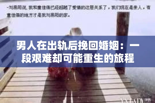 男人在出轨后挽回婚姻：一段艰难却可能重生的旅程
