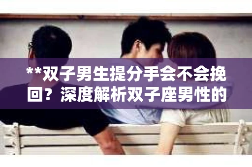 **双子男生提分手会不会挽回？深度解析双子座男性的情感决策**