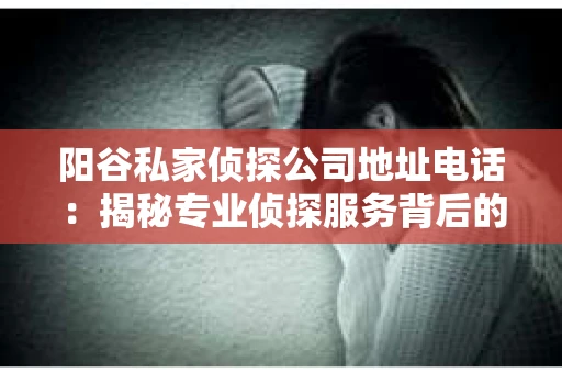 阳谷私家侦探公司地址电话：揭秘专业侦探服务背后的故事