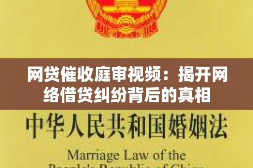 网贷催收庭审视频：揭开网络借贷纠纷背后的真相