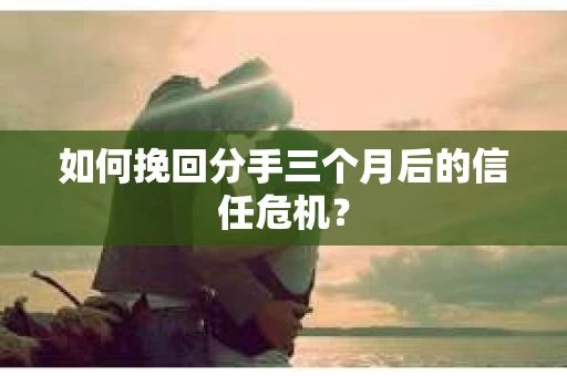 如何挽回分手三个月后的信任危机? 如何挽回分手三个月后的信任危机?
